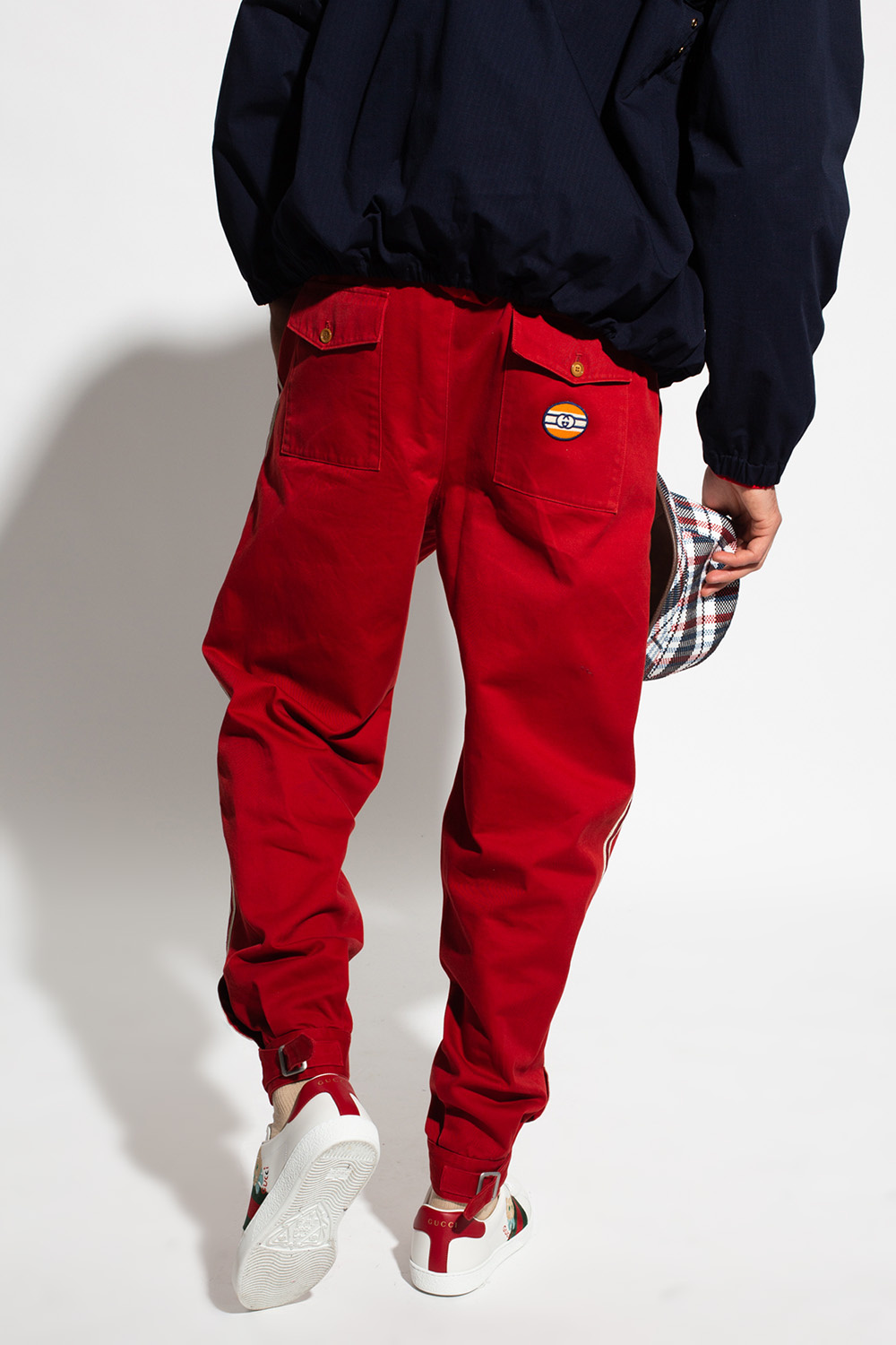 Gucci red trousers online